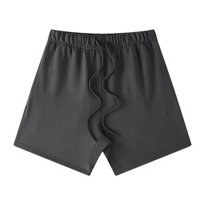 High Quality <b>Men</b> Casual Cotton <b>Shorts</b> Summer <b>Lightweight</b> Elastic Waist Drawstring <b>Shorts</b> with Pockets Sportswear OEM Supplier - Product Image 3