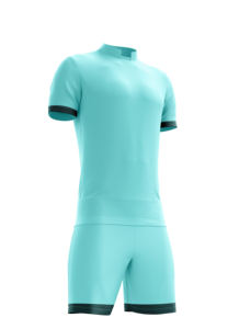 Conjuntos de uniformes de fútbol de hombre de alta calidad MOQ bajo diseños personalizados completos al por mayor 100% poliéster uniforme color degradado - Product Image 2