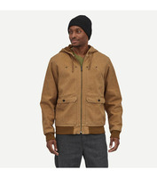 Chaqueta de Trabajo con Capucha para Hombre, 100% Algodón, Estilo Bomber, con Parches Finos, para Invierno, Personalizable con el Logotipo Iron Forge