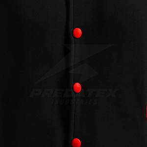 Chaqueta de Letterman con botones cubiertos personalizados Chaquetas de Letterman ligeras para mujer Chaqueta de Letterman para invierno - Product Image 4