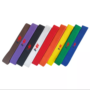 Vente en gros de ceinture d'uniforme de karaté personnalisé de haute qualité vêtements de fitness pour hommes avec logo d'équipe conception de logo d'arts martiaux - Product Image 5