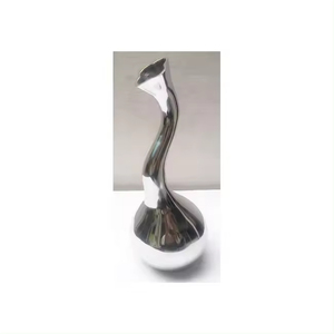 Dernière arrivée pot de fleur de taille personnalisée design étonnant nouveau look vase à fleur en aluminium pour la décoration extérieure - Product Image 5