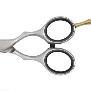Tijera de corte de pelo hecha a medida 2025, instrumentos de belleza con hoja de acero inoxidable, tornillo ajustable y reposapiés extraíble - Product Image 2