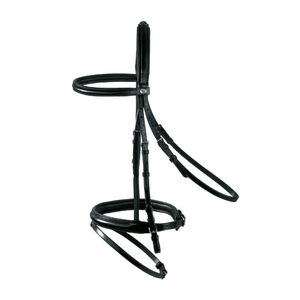 Bride de cheval de course de haute qualité Logo personnalisé couture fantaisie comprend rênes et sac de bride Bride de cheval en cuir de course personnalisée - Product Image 1