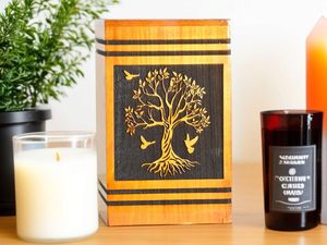Urna Funeraria Tradicional de Madera para Cenizas Humanas |   Pulido |   Suministro de Fábrica - Product Image 2