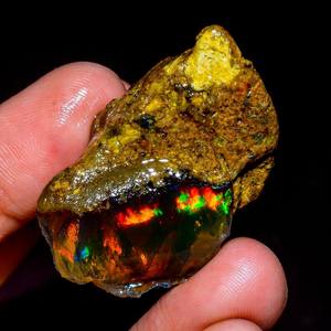 มหัศจรรย์ไฟหลายจุดโอปอลเอธิโอเปียธรรมชาติสีไฟอัญมณีหลวมสำหรับทำเครื่องประดับเงินผู้หญิงขายส่ง - Product Image 5