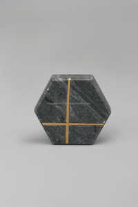 Poignée de porte en marbre naturel de conception américaine Poignée de cuisine ronde simple Bouton de tiroir de meuble d'armoire Bouton en pierre fait main indien - Product Image 6