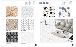 Meilleures ventes Carreaux de sol en porcelaine aspect marbre brillant 600x600 mm Glaçure polie pour salon moderne ou appartement - Product Image 3