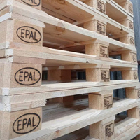 Palette en bois Euro standard EPAL à bas prix, recyclée, entrée 4 voies, pour stockage en entrepôt, neuve et d'occasion à prix compétitifs, palette EPAL