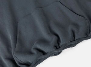 Vente chaude hommes pulls à capuche en gros surdimensionné pierre Vintage recadrée lavé à capuche Plan vierge et personnalisation - Product Image 5