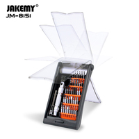 Juego de Destornilladores Mini JAKEMY Cr-V, Kit de Herramientas de Reparación DIY con Función Magnética para Teléfono Celular, Computadora, Control de Videojuegos, Herramienta de Reparación Automática