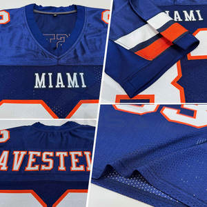 Vêtements de sport haut de gamme, nouveau design, maillot de football américain, taille plus, respirant et confortable, à porter pour les équipes d'entraînement - Product Image 2