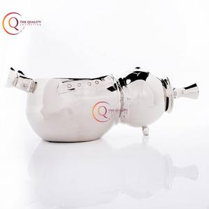 Haute qualité baignoire bonhomme de neige Design métal boisson seaux à glace pour fête boisson vin bière couleur argent acier inoxydable fait à la main - Product Image 4