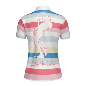 Polo de Golf para mujer de poliéster 100% de calidad superior, Polo de Golf con logotipo bordado de impresión personalizada para mujer - Product Image 2