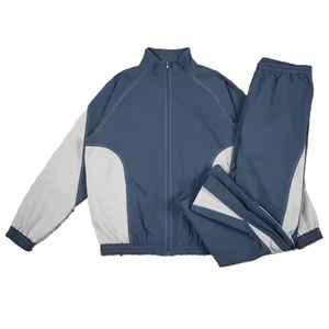 Chaqueta personalizada para entrenamiento, ropa para correr, chaqueta cortavientos impermeable con cremallera, chándales cortavientos de nailon Vintage para hombre - Product Image 4