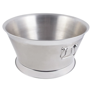 High Quality Round Metal <b>Silver</b> Finished Wine Beer & Beverage Tubs Handle Large Capacity Bar Party <b>Buckets</b> for Weddings Events - Product Image 6