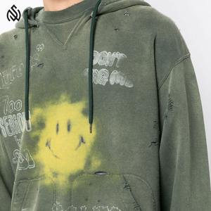 เสื้อมีฮู้ดผ้าเปียกกันแดดสำหรับผู้ชายเสื้อมีฮู้ดผ้าปักลาย - Product Image 4