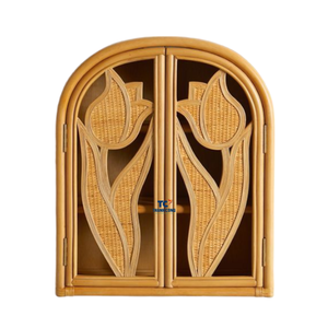 New Style Rattan <b>Daisy</b> Kids Bookcase Toddler Bookshelf Handmade Cute Small Wall Hanging <b>Book</b> Shelf for Thanh Cong Handicraft - Product Image 1