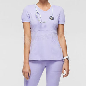 Uniforme personalizado para personal de hospital médico, uniforme médico de media manga de nuevo estilo para mujer - Product Image 2