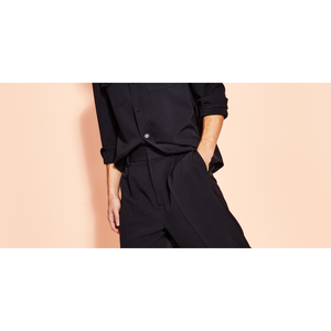 Pantaloni Neri da Uomo Royalty Maluma 100% Cotone, Gamba Leggermente Larga, Logo Personalizzabile, Vestibilità Ampia, Decorazione con Cerniera, Anti-Piega, 6XL - Product Image 3