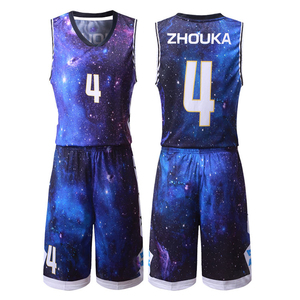 Meilleure qualité sur mesure uniforme de basket-ball nouveau Design 100% Polyester haute qualité imprimé grande taille Option disponible respirant - Product Image 1
