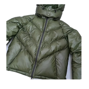 AQTQ Vente en Gros Streetwear Vintage Manteau Doudoune Unisexe à Capuche Coupe-Vent Lourd Thermoréactif Hiver Veste Changeant de Couleur - Product Image 3