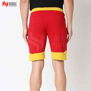 Pantalones cortos de gimnasio para hombre personalizados 100% algodón de secado rápido y cómodo diseño sólido con logotipo personalizado servicio OEM hecho en fábrica disponible - Product Image 4