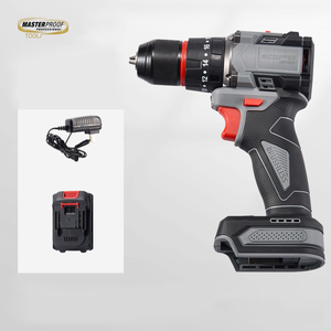 Perceuse à percussion <span class=keywords><strong>sans</strong></span> <span class=keywords><strong>fil</strong></span> <span class=keywords><strong>sans</strong></span> balais pour le perçage du béton, de l'acier et du bois avec batterie au lithium, perceuse électrique - Product Image 2