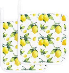 Fournisseur direct en gros Porte-pot de cuisine en coton avec motifs personnalisés Porte-pot en toile imprimé Porte-pot en coton lavable - Product Image 1