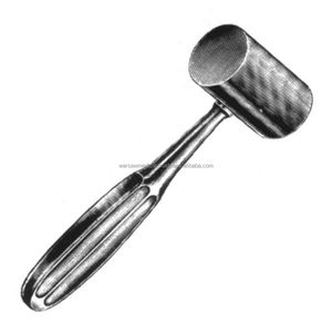 Marteau à tête plate Kirk pour chirurgie osseuse, en acier inoxydable, instruments orthopédiques WARSAW MEDICAL |   Kit d'instruments médicaux - Product Image 1