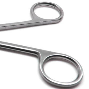 Ciseaux dentaires à couronne incurvée certifiés CE ISO Instruments d'orthodontie à fil de 4.5 pouces - Product Image 5