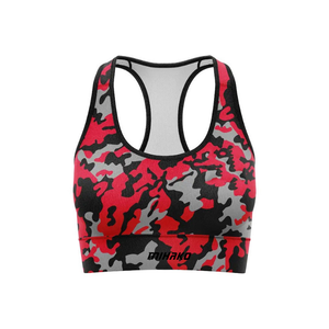 Soutien-gorge de sport pour femmes léger personnalisé respirant Push-Up Crop avec une épaule pour la course et le yoga - Product Image 5