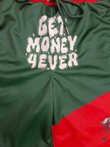 กางเกงขาสั้นเล่นแทร็กโพลีเอสเตอร์สำหรับผู้ชายดีไซน์ใหม่100% มีสายยาวพิมพ์ลายกะโหลกสไตล์สตรีทเชือกยาวสไตล์สตรีทสีเข้มสำหรับฤดูร้อน - Product Image 4