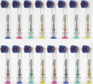 Cabezales de cepillo redondos hipoalergénicos de varios niveles, genéricos, para cepillos de dientes eléctricos Oral-B, puntas de repuesto al por mayor - Product Image 1