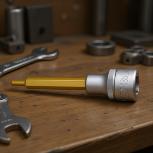 Clé à douille hexagonale carrée longue 1/2'' Hazet - Product Image 2