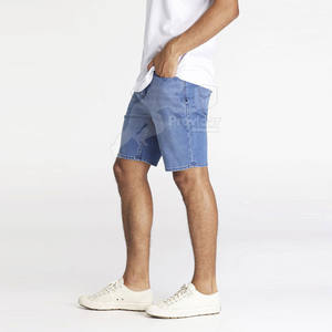 กางเกงยีนส์ขาสั้นของผู้ชายแบบระบายอากาศน้ำหนักเบาสำหรับผู้ใหญ่ - Product Image 2