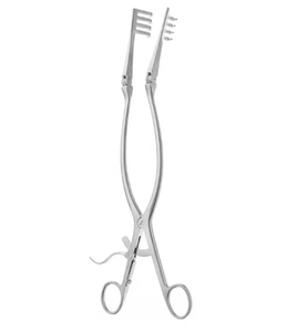 Venta al por mayor Retractores de retención automática Beckmann-Adson 310mm 12 pulgadas Instrumentos quirúrgicos retráctiles manuales de acero inoxidable - Product Image 5