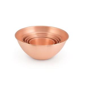 Cuenco de cobre de primera calidad, cuenco para servir martillado hecho a mano indio, cuenco para servir de cobre puro del mayorista indio - Product Image 4