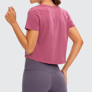 Venta al por mayor de calidad superior mujeres Crop Top camisetas estilo único verano nueva moda mujer camiseta Crop Top - Product Image 2