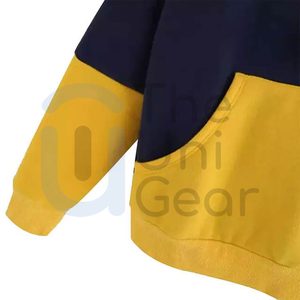 เสื้อฮู้ดผู้ชายแบบสวมหัวสตรีทแวร์ฤดูหนาว คุณภาพสูง ระบายอากาศได้ดี ผลิตจากผ้าฝ้ายฟลีซ 100% รับผลิตตามแบบ OEM ขายส่ง - Product Image 3