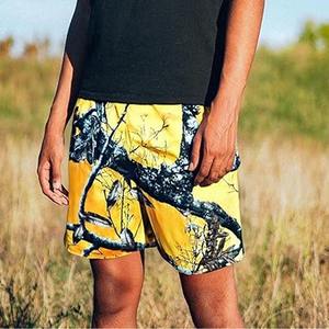 Para UOKIN Factory 2025 Nuevo diseño 100% Poliéster Transpirable Mid-Rise Boxer Shorts para hombres Patrón grande hecho por Dress Sports - Product Image 4