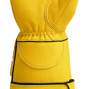 Gants de sécurité en cuir de meilleure qualité, prix de gros, résistance à la chaleur de qualité supérieure, service OEM, gants de sécurité - Product Image 5