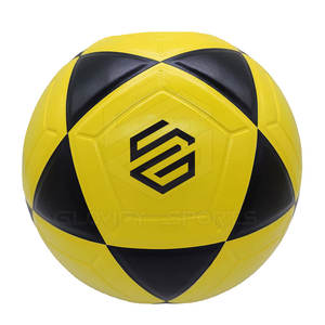 Solid Color Custom Logo Printed Hand Stitched Soccer Ball Wholesale <b>Leather</b> <b>Football</b> for Sports and Training - Product Image 2