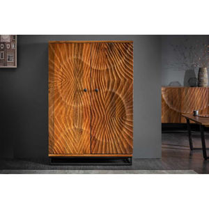 Armoire de rangement moderne en bois de manguier, multifonctionnelle, résistante à l'eau, écologique, meubles faits à la main, exportateur OEM/ODM, conception personnalisée - Product Image 2