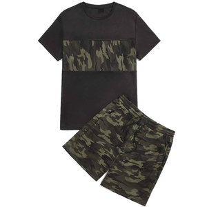 Nuevo Diseño Transpirable de Verano, Conjunto de Camiseta y Pantalones Cortos para Hombre, 100% Algodón, Ropa Deportiva de Alta Calidad al por Mayor - Product Image 1