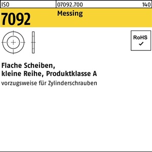 Rondelles en laiton ISO 7092, taille 8, paquet de 100 - Product Image 1