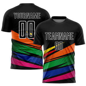 เสื้อฟุตบอลคุณภาพสูง 220 GSM โพลีเอสเตอร์ แบบซับลิเมชั่น ชุดฟุตบอลแห้งเร็ว ระบายอากาศดี จากผู้ผลิต - Product Image 6