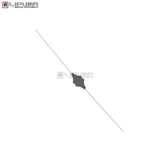 Sonde lacrimale double face BOWMAN boutonnée 3/4 en argent nickelé de qualité supérieure, instruments médicaux ophtalmiques pour l'examen des conduits lacrimaux - Product Image 4