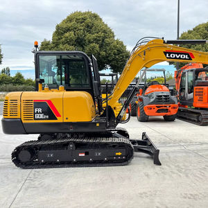 Excavatrice haute performance Lovol FR60E2-H de 6 tonnes pour les projets de construction, dotée d'un moteur puissant et d'un système hydraulique avancé - Product Image 1
