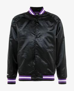 Chaqueta Varsity de Satén Transpirable para Hombre, Diseño Nuevo, Color Negro, Material de Poliéster Ligero, Impresión de Logotipo Personalizada de Alta Calidad 2026 - Product Image 1